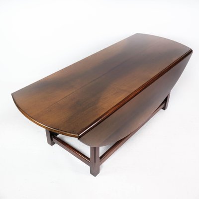 Mahogany Coffee Table with Extensions, 1930s-UY-1000675