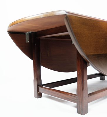 Mahogany Coffee Table with Extensions, 1930s-UY-1000675