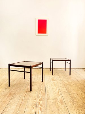 Mahogany Colonial Coffee Tables by Ole Wanscher for Poul Jeppesens Møbelfabrik, 1950s, Set of 2-DOY-864505