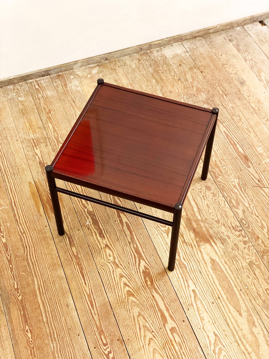 Mahogany Colonial Coffee Tables by Ole Wanscher for Poul Jeppesens Møbelfabrik, 1950s, Set of 2