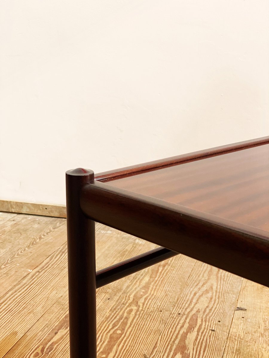 Mahogany Colonial Coffee Tables by Ole Wanscher for Poul Jeppesens Møbelfabrik, 1950s, Set of 2