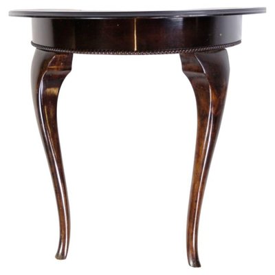 Mahogany Console Table with Pearl Row, 1860s-UY-1277077