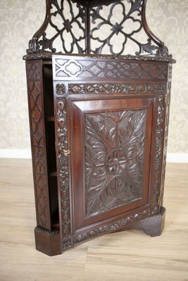 Mahogany Corner Cabinet, 1890s-CYY-2016577