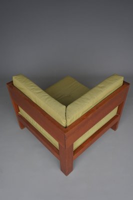 Mahogany Corner Chair by Wim Den Boon, 1960s-MB-1788028