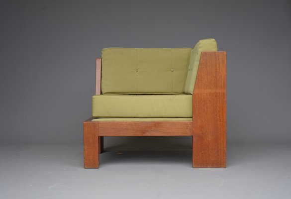 Mahogany Corner Chair by Wim Den Boon, 1960s-MB-1788028