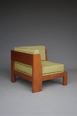 Mahogany Corner Chair by Wim Den Boon, 1960s-MB-1788028