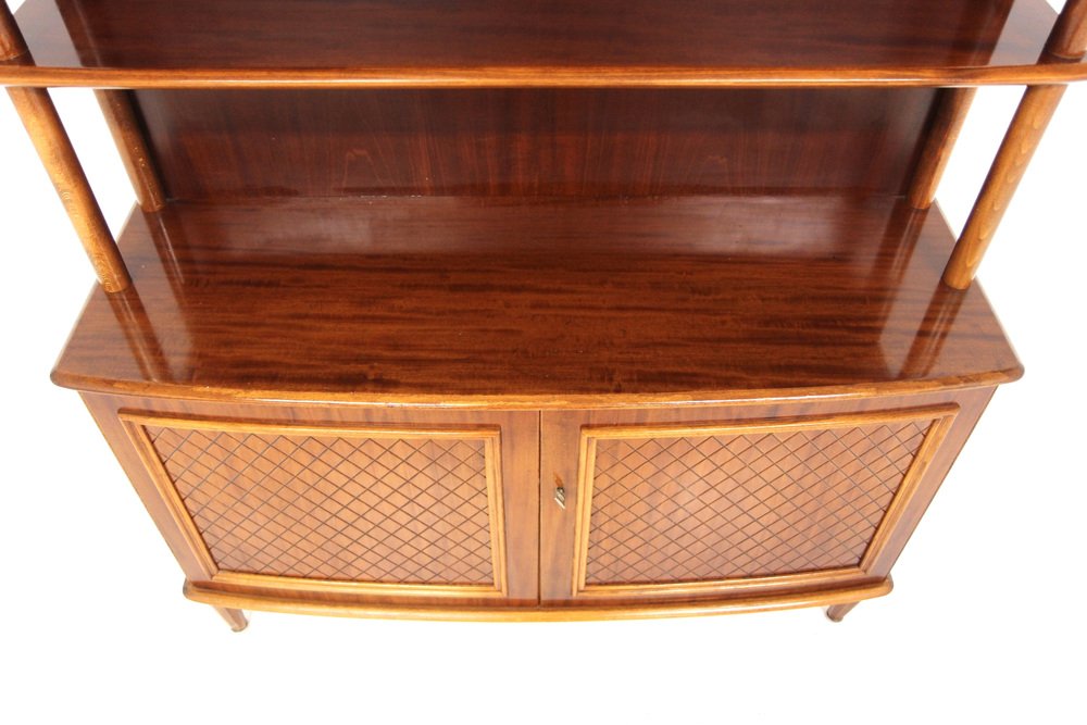 Mahogany Cupboard Ehrlin Möbel Ab by Nya Eftr., Sweden, 1950s