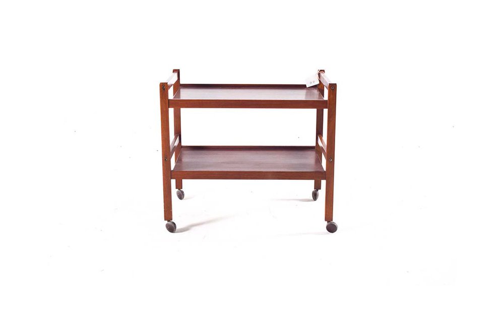 Mahogany Danish Tea Trolley, 1960s