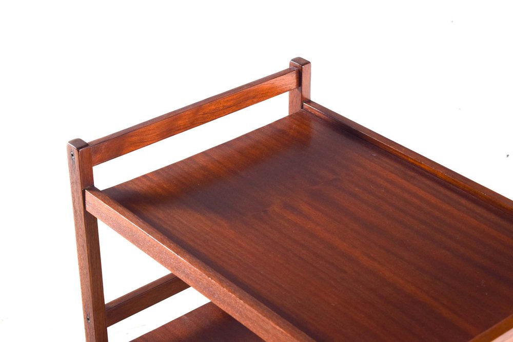 Mahogany Danish Tea Trolley, 1960s