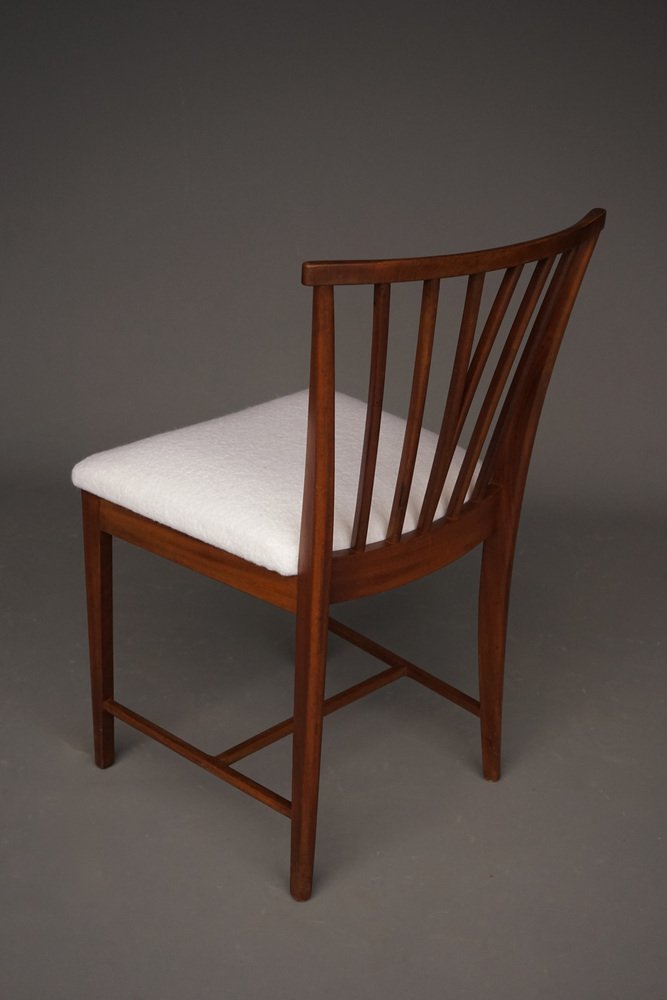 Mahogany Dining Chairs by Elmar Berkovich for Zijlstra, 1950s. Set of 6