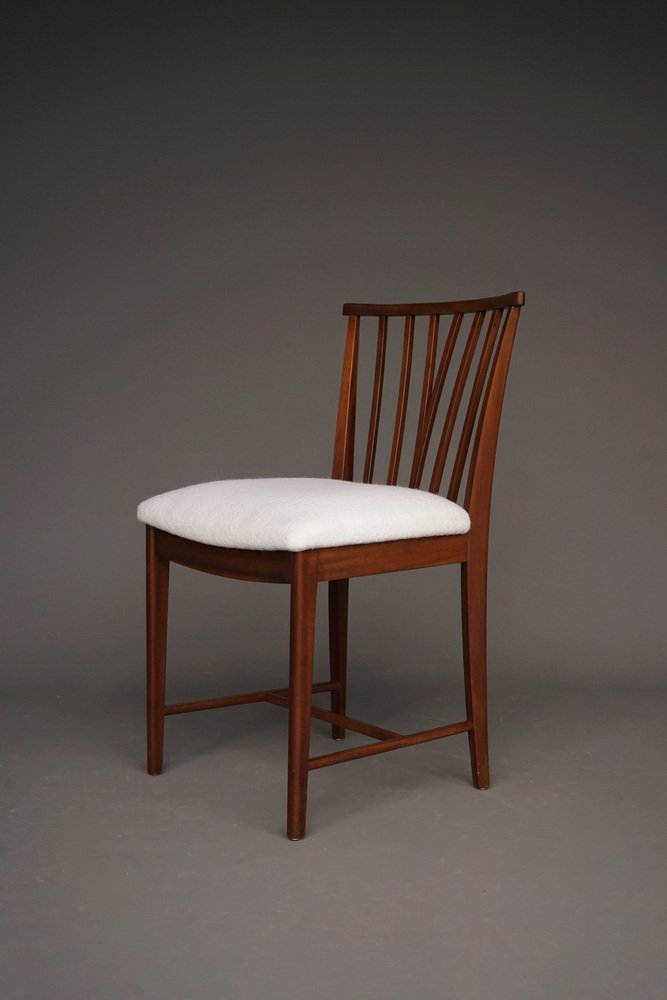 Mahogany Dining Chairs by Elmar Berkovich for Zijlstra, 1950s. Set of 6