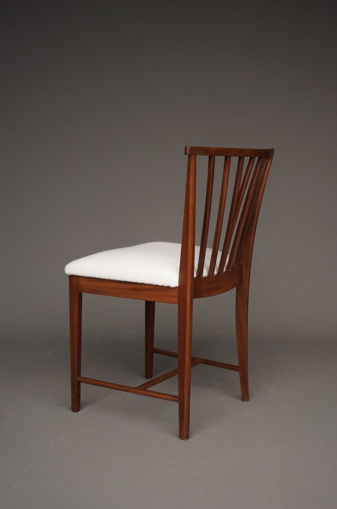 Mahogany Dining Chairs by Elmar Berkovich for Zijlstra, 1950s. Set of 6