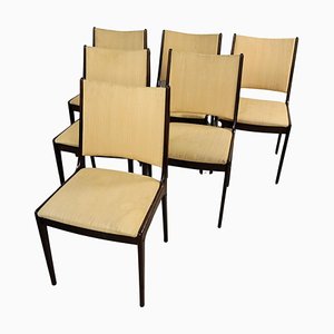 Mahogany Dining Chairs by Johannes Andersen for Uldum Møbelfabrik, 1960s, Set of 6-VVO-1973850