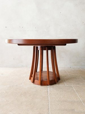 Mahogany Dining Table by Angelo Mangiarotti, 1972-TDA-1376275