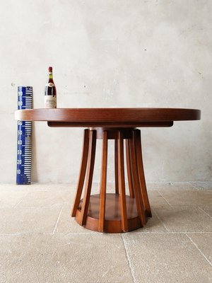 Mahogany Dining Table by Angelo Mangiarotti, 1972-TDA-1376275