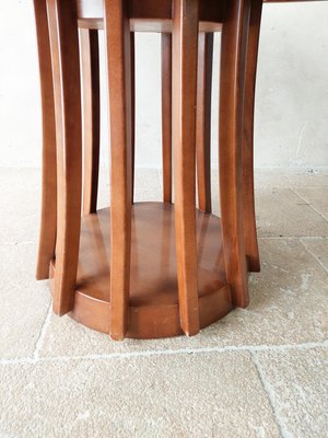 Mahogany Dining Table by Angelo Mangiarotti, 1972-TDA-1376275