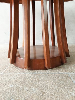 Mahogany Dining Table by Angelo Mangiarotti, 1972-TDA-1376275