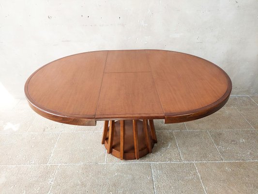 Mahogany Dining Table by Angelo Mangiarotti, 1972-TDA-1376275