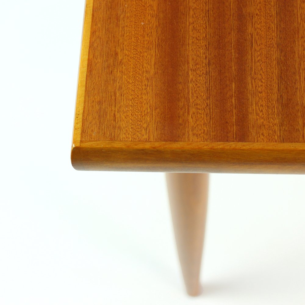 Mahogany Dining Table, Former Czechoslovakia, 1970s