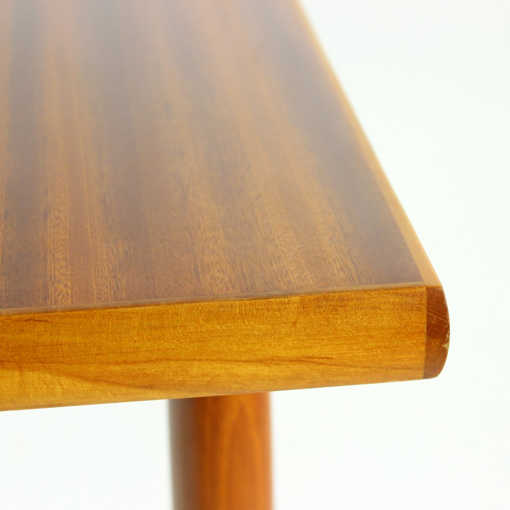 Mahogany Dining Table, Former Czechoslovakia, 1970s