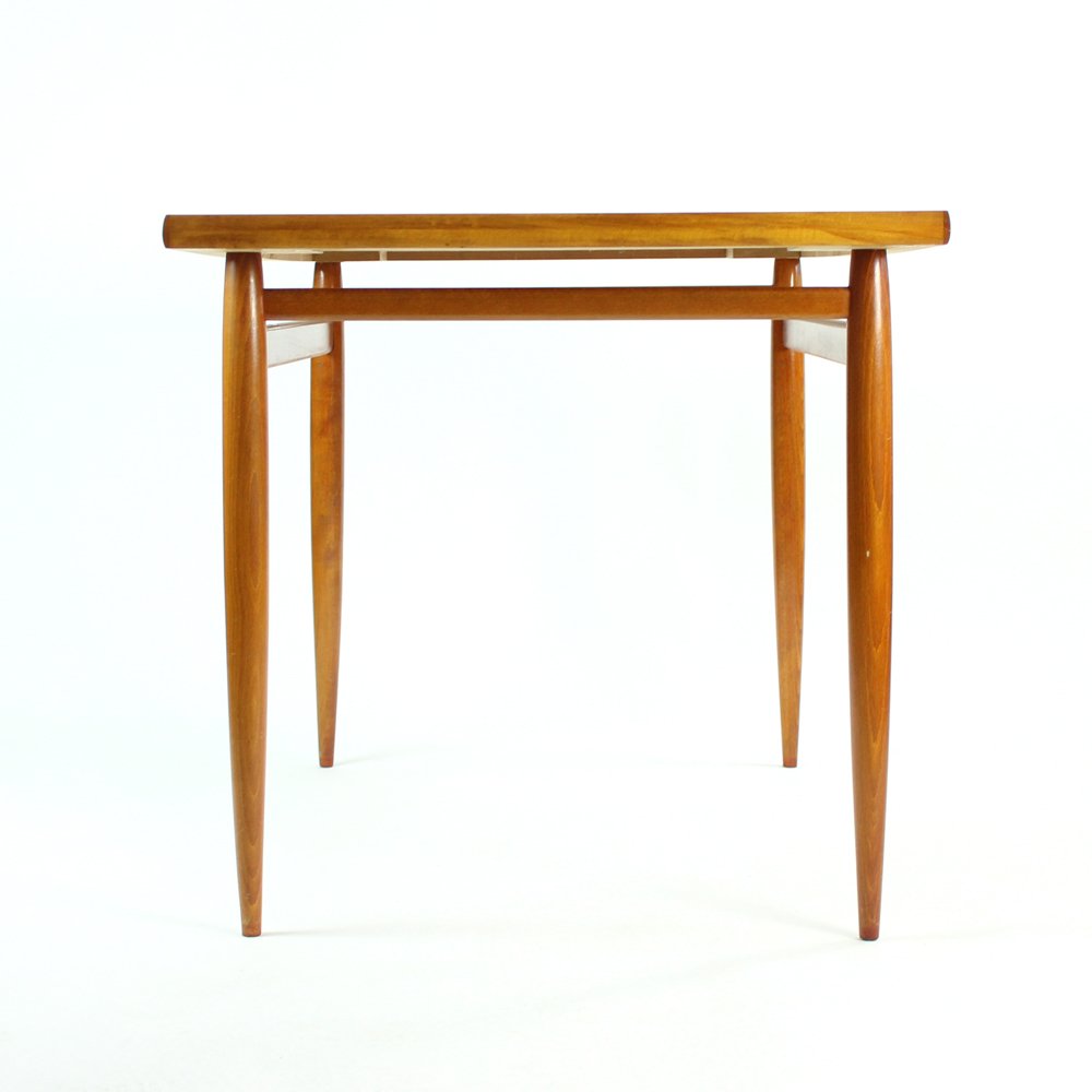 Mahogany Dining Table, Former Czechoslovakia, 1970s