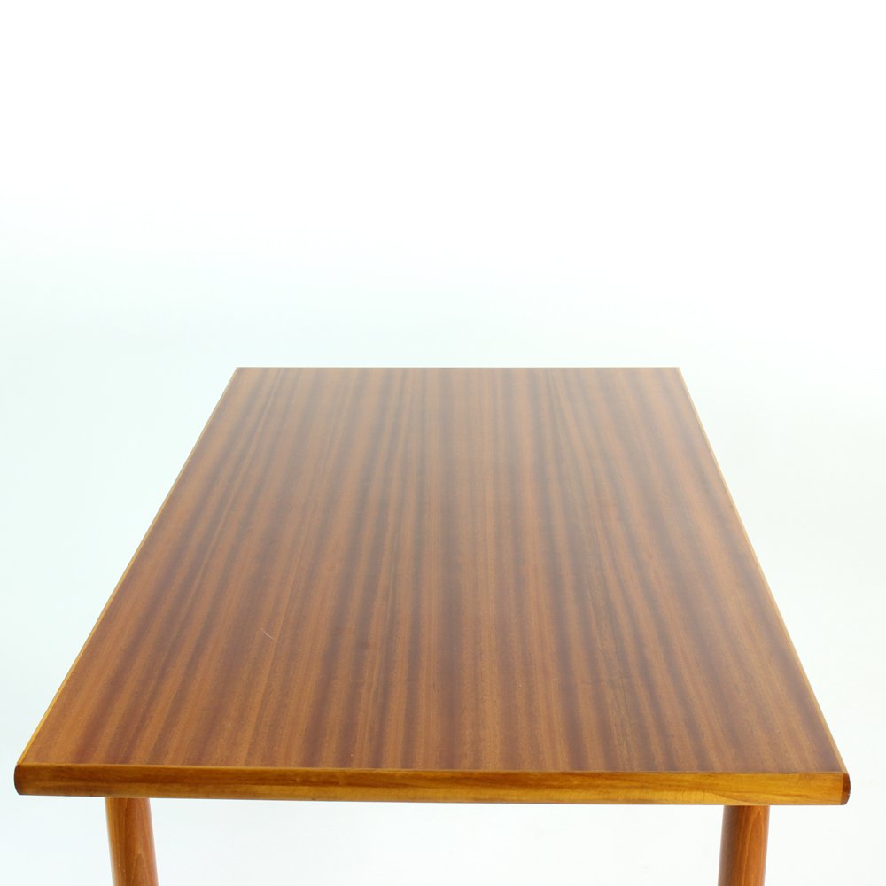 Mahogany Dining Table, Former Czechoslovakia, 1970s