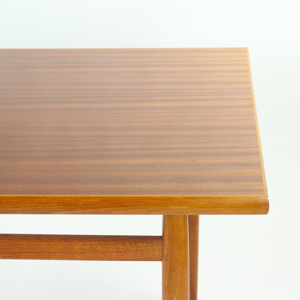 Mahogany Dining Table, Former Czechoslovakia, 1970s