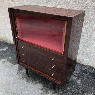 Mahogany Display Cabinet, 1960s-SDV-619951