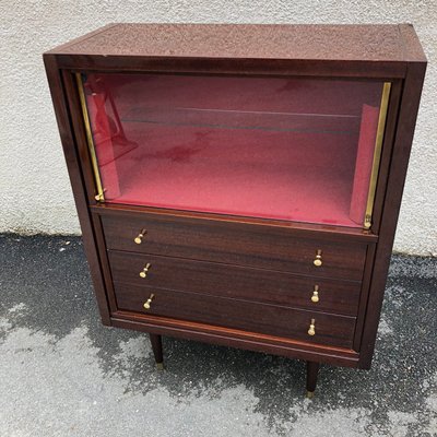 Mahogany Display Cabinet, 1960s-SDV-619951