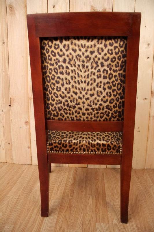 Mahogany Empire Style Armchair