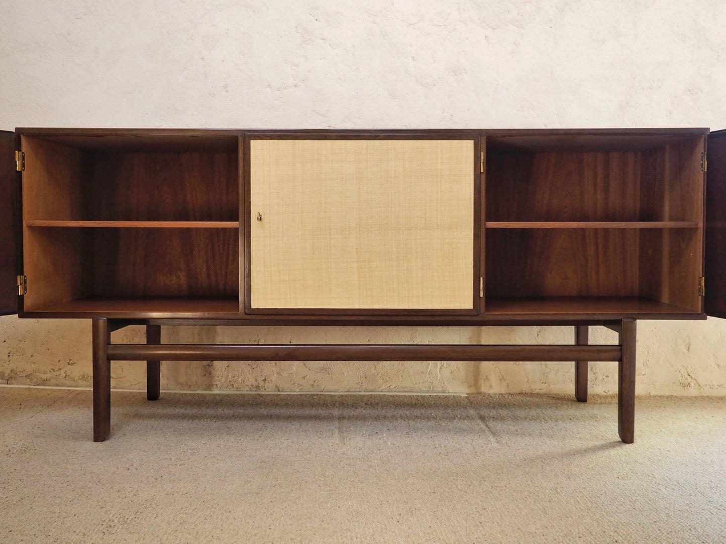 Mahogany Enfilade by Ole Wanscher for Poul Jeppesens Møbelfabrik, 1950s