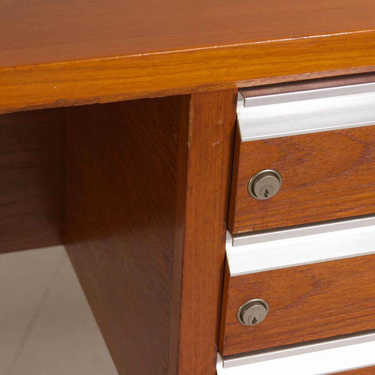 Mahogany Executive Desk, 1970s