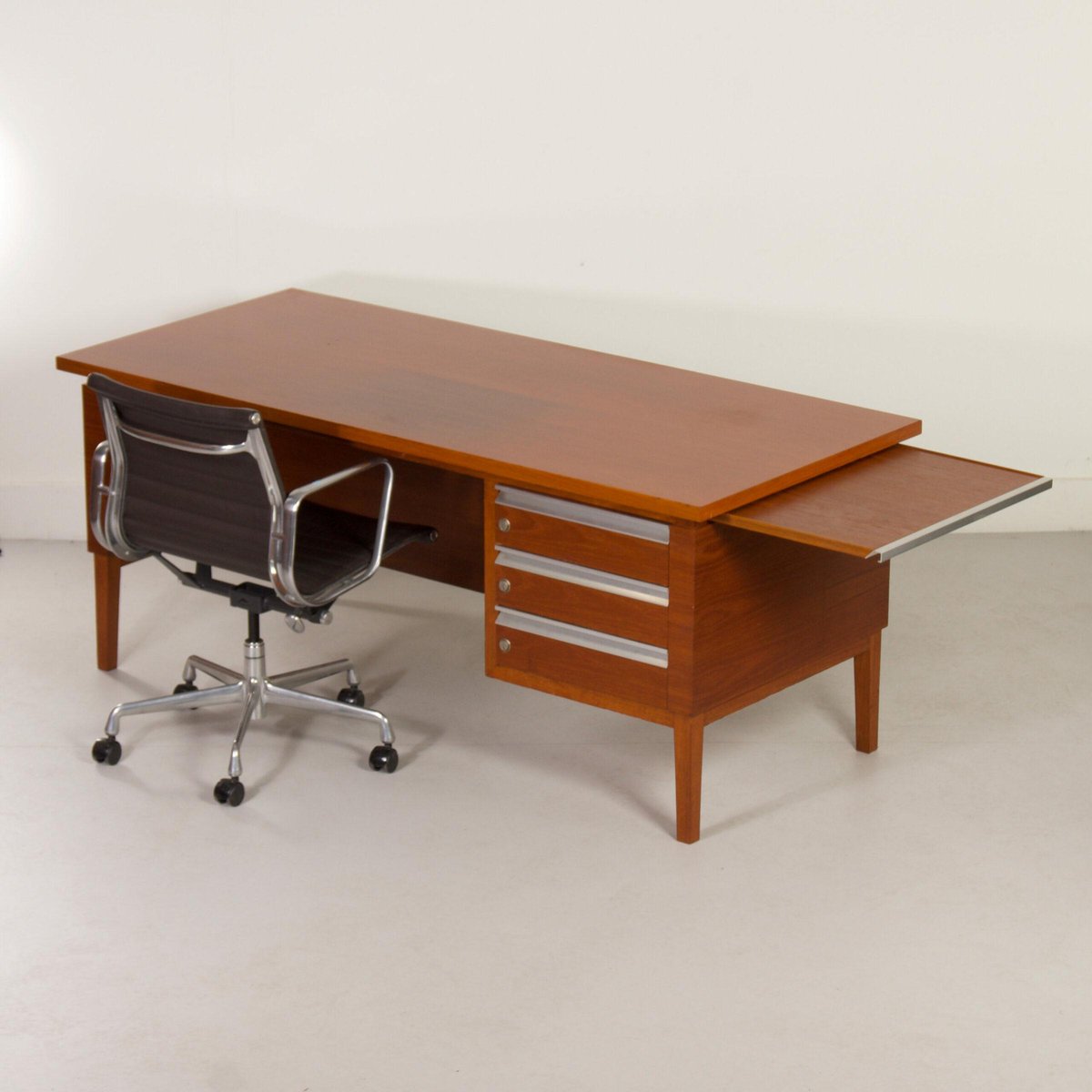 Mahogany Executive Desk, 1970s