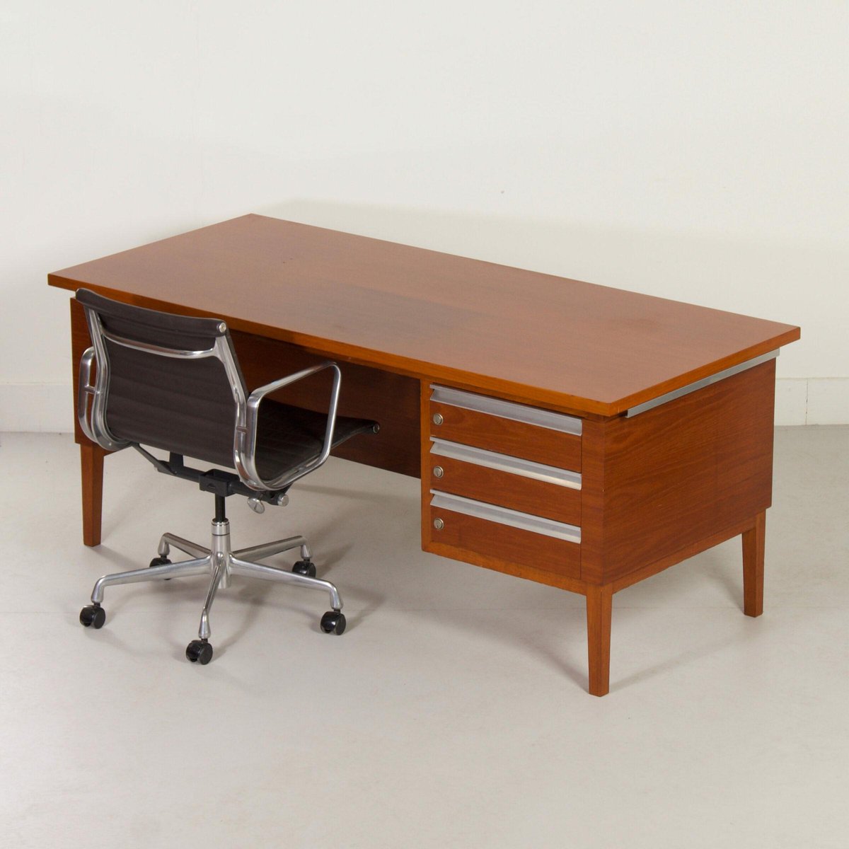 Mahogany Executive Desk, 1970s