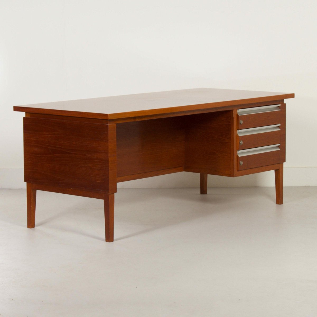 Mahogany Executive Desk, 1970s