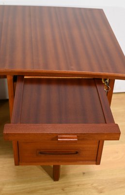 Mahogany Executive Desk from Ordo, 1960s-RVK-2034833