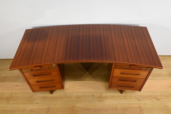 Mahogany Executive Desk from Ordo, 1960s-RVK-2034833