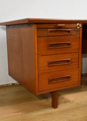 Mahogany Executive Desk from Ordo, 1960s-RVK-2034833