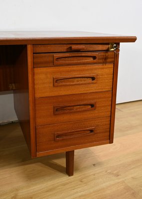 Mahogany Executive Desk from Ordo, 1960s-RVK-2034833