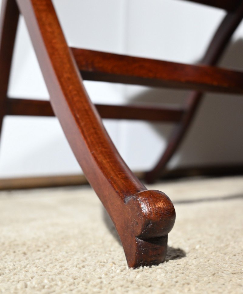 Mahogany Games Tables by H.J. Linton, 1920, Set of 2