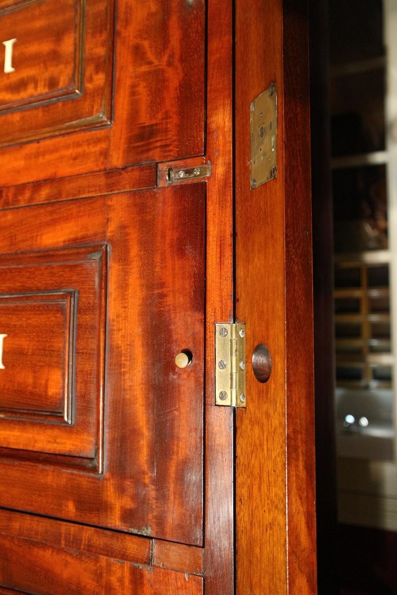 Mahogany Locker Cabinet