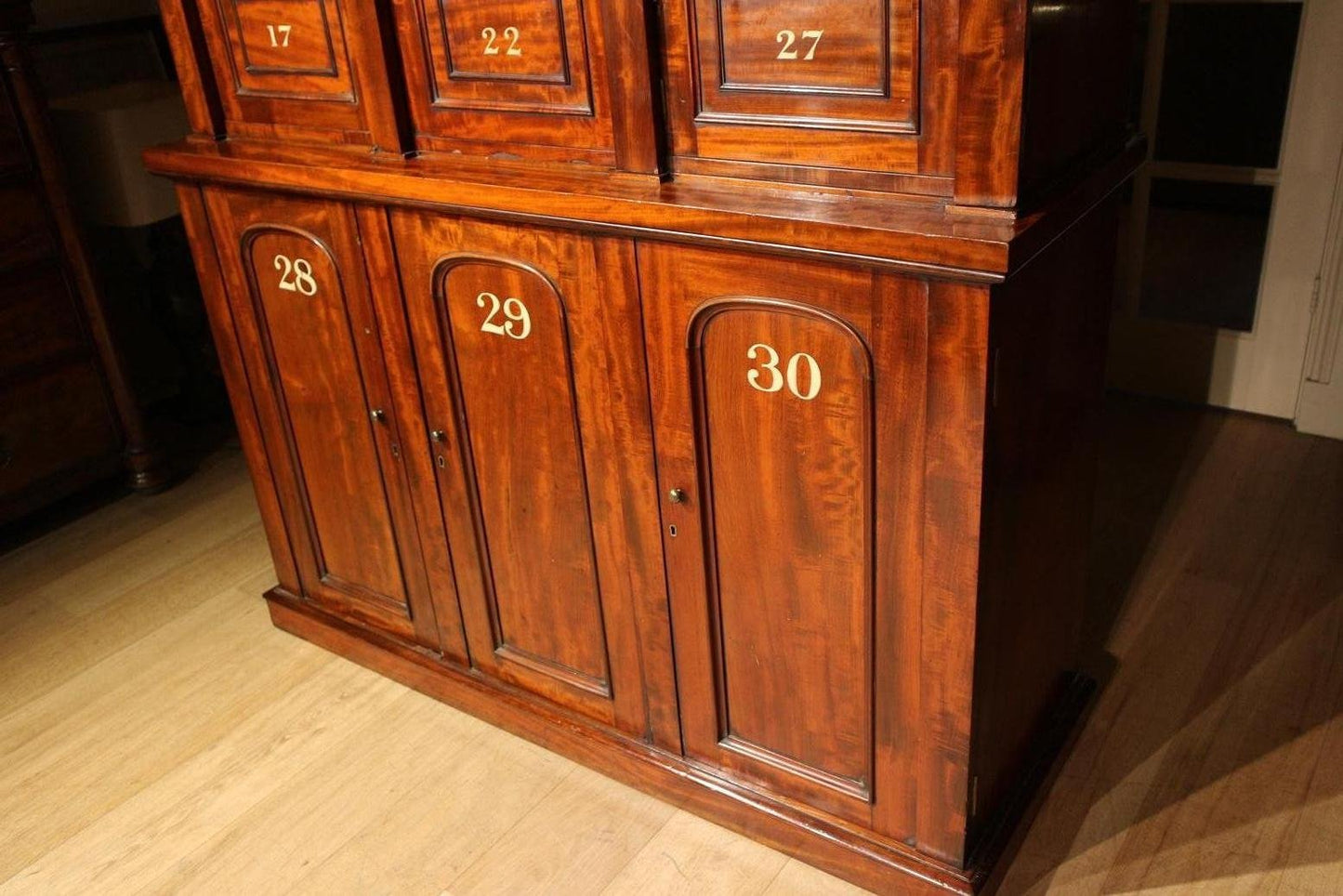 Mahogany Locker Cabinet