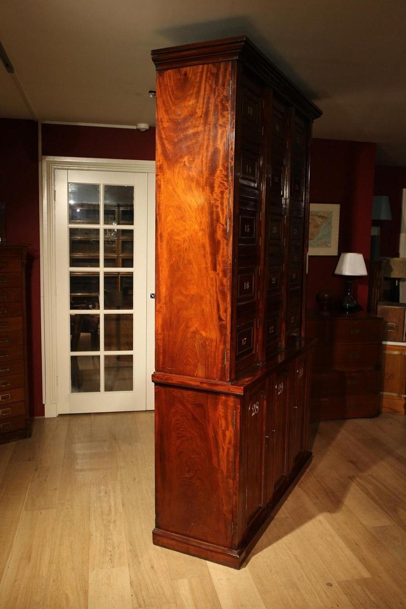 Mahogany Locker Cabinet