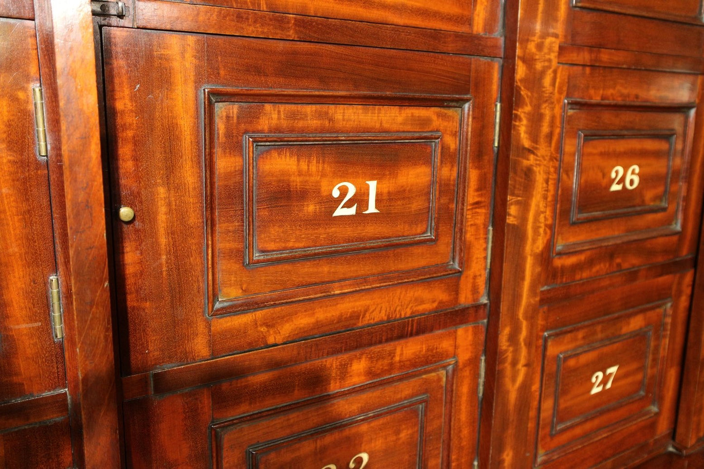 Mahogany Locker Cabinet