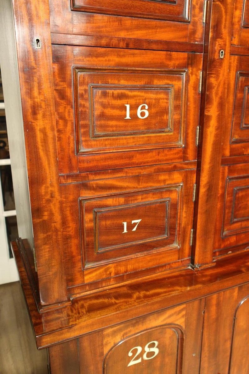 Mahogany Locker Cabinet