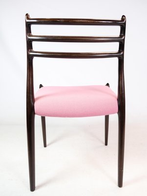 Mahogany Model 78 Dining Chairs attributed to N.O Møller, 1960, Set of 8-UY-1422341