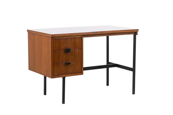 Mahogany Multitaple Desk by Jacques Hitier for Multiplex, 1950s-CEJ-1162616