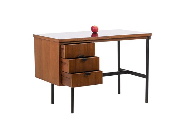 Mahogany Multitaple Desk by Jacques Hitier for Multiplex, 1950s-CEJ-1162616