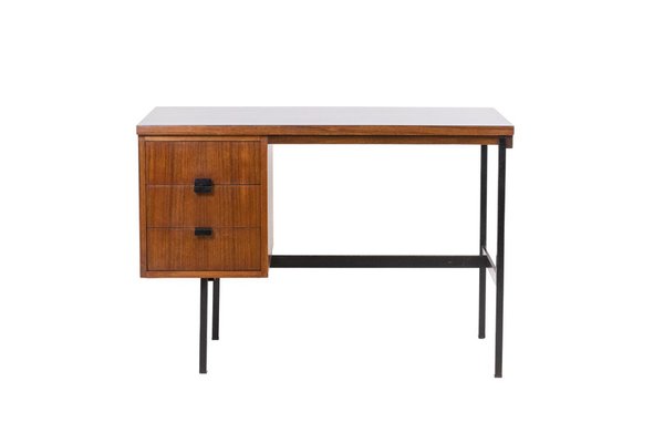 Mahogany Multitaple Desk by Jacques Hitier for Multiplex, 1950s-CEJ-1162616