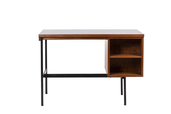 Mahogany Multitaple Desk by Jacques Hitier for Multiplex, 1950s-CEJ-1162616